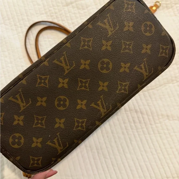 Louis Vuitton Dark Brown Monogram Tote - Picture 2 of 3